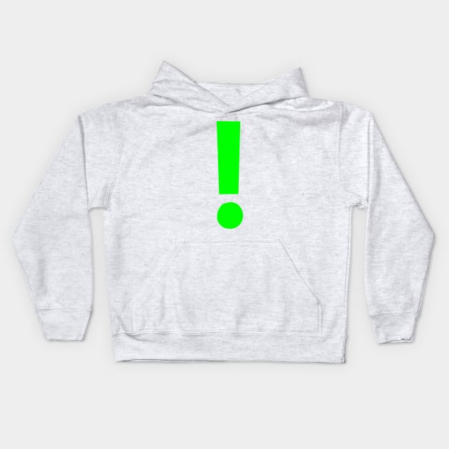 Exclamation Mark Excitement T-Shirt Kids Hoodie by teesbyfifi